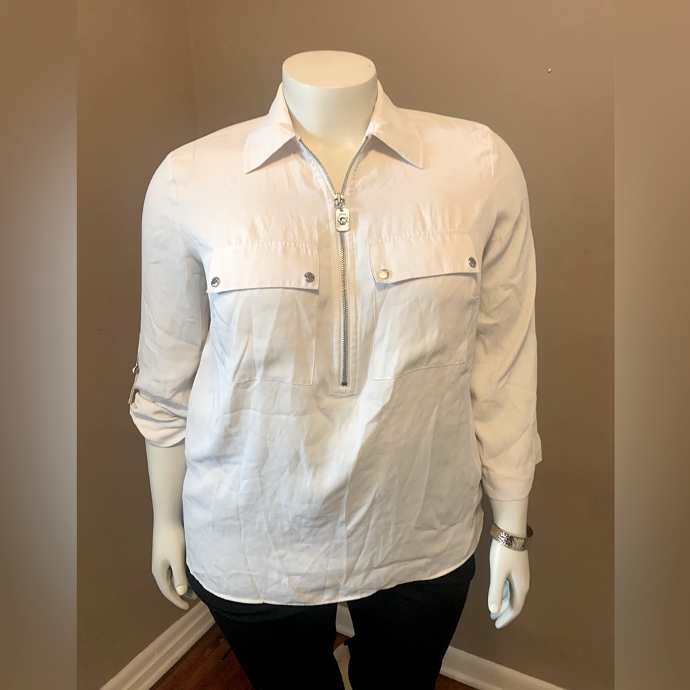 Michael Kors Blouse Size 1X 100% Polyester